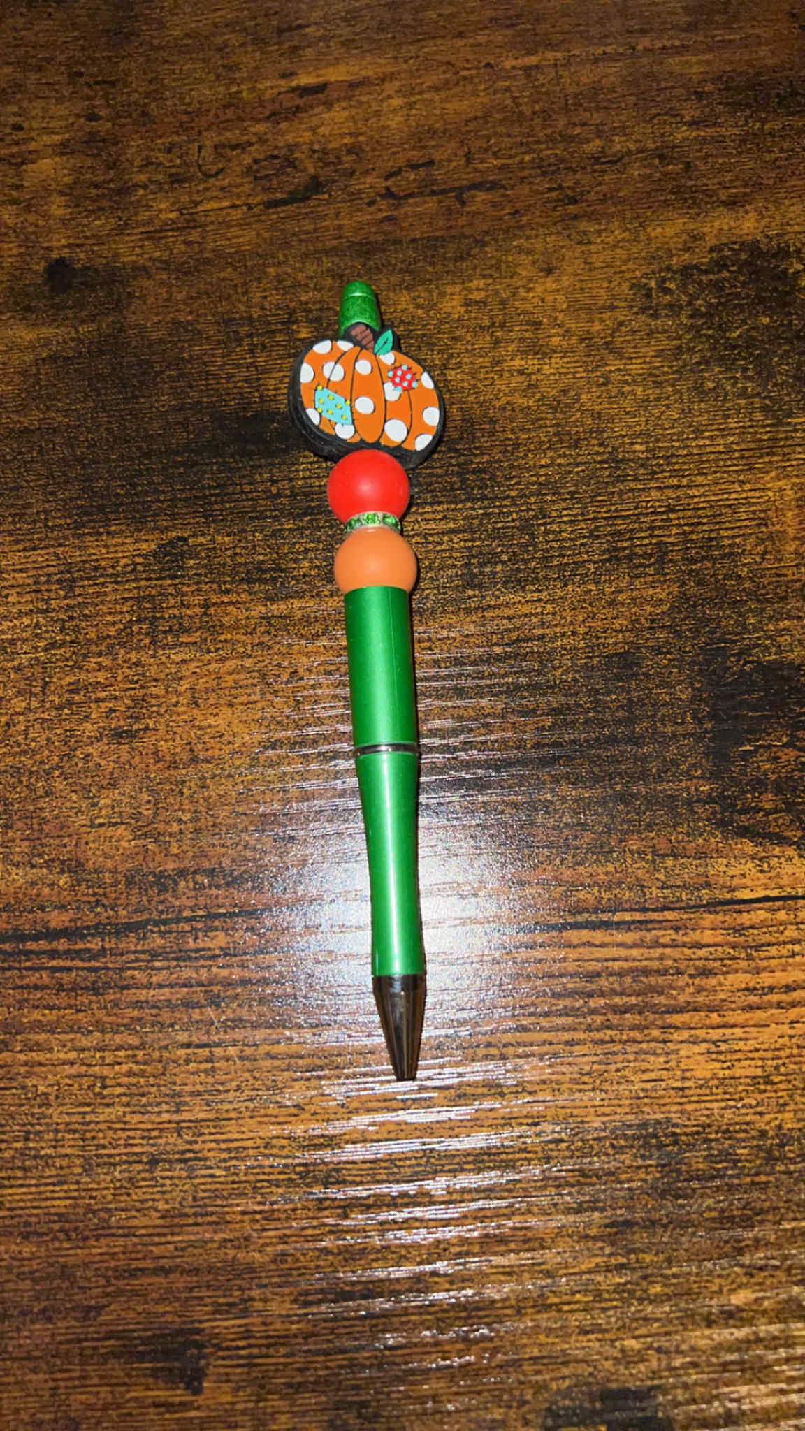 Pumpkin Patch - Beaded Pen