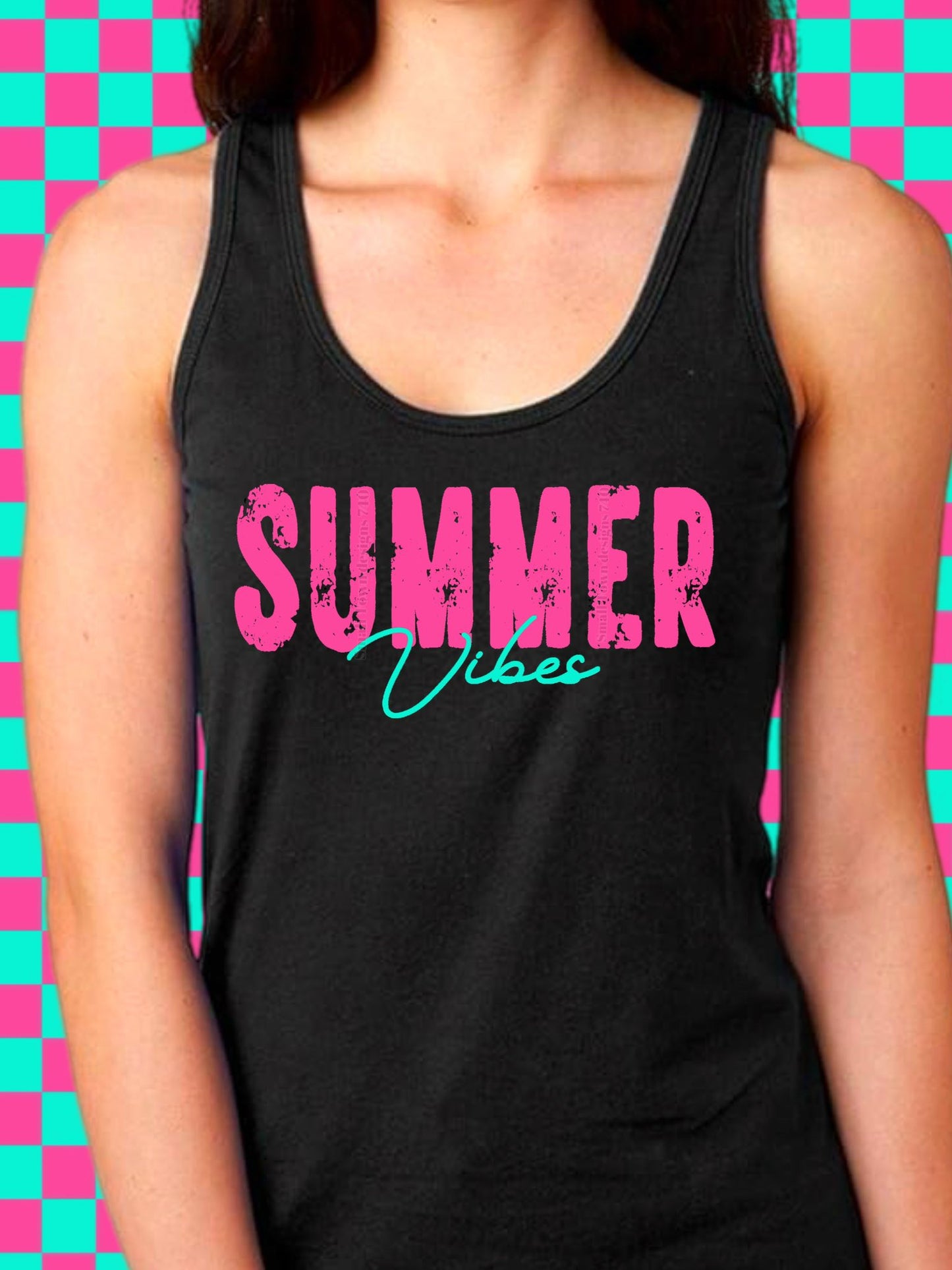 Summer Vibes Pink - DTF Print