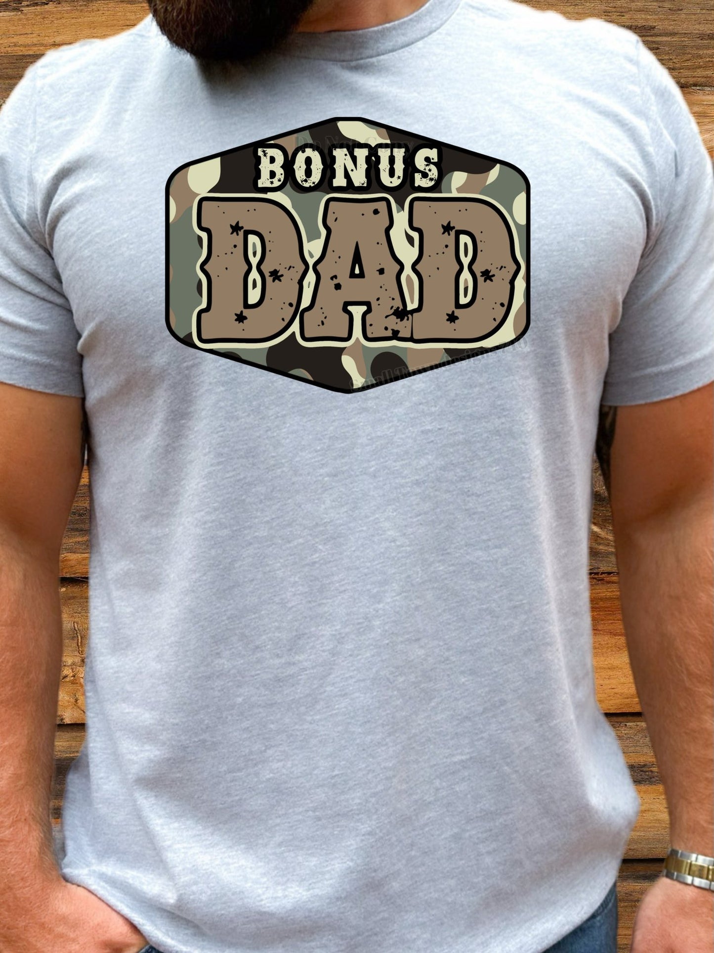 Bonus Dad Camo - DTF Print