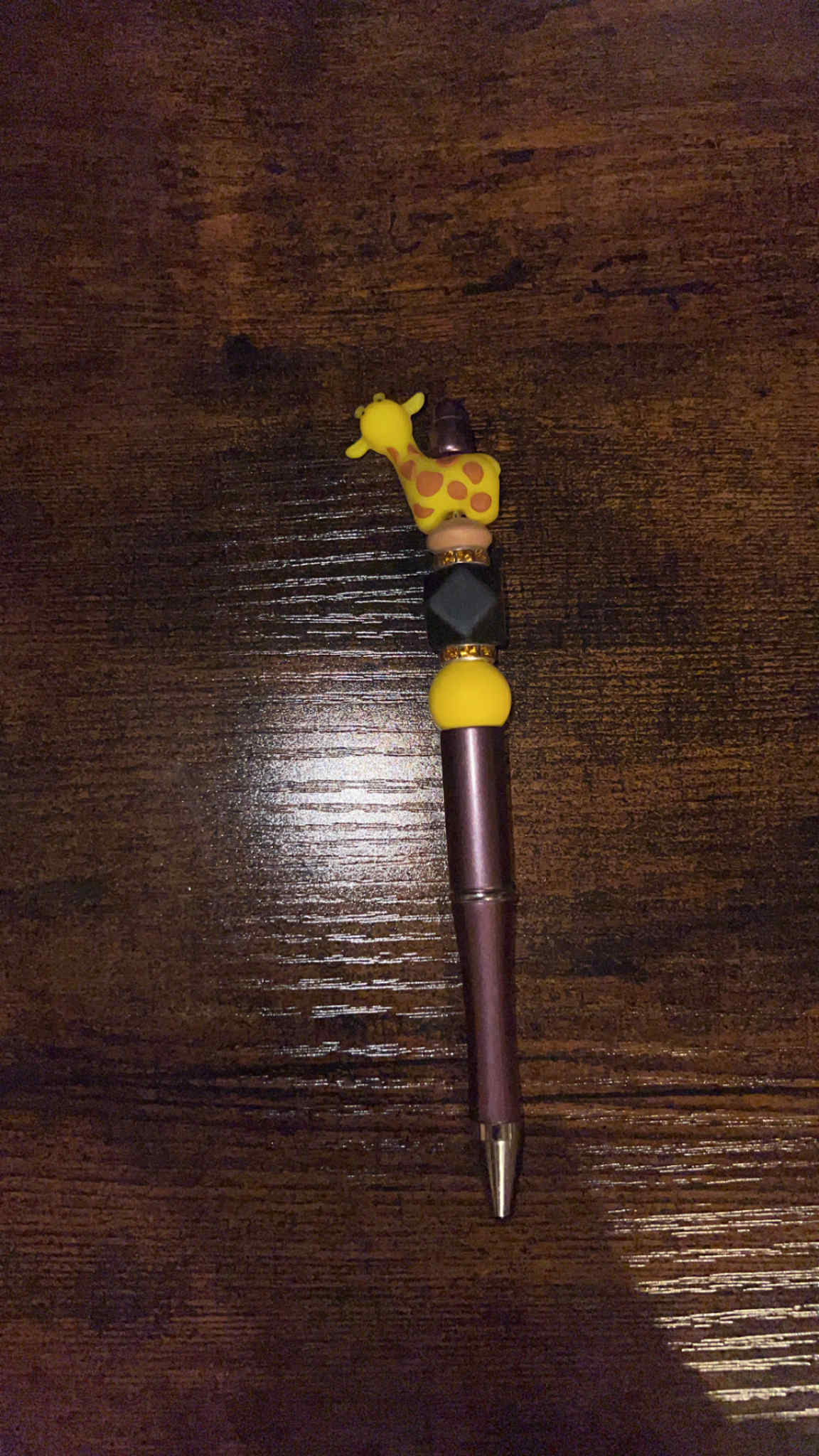 Giraffe - Beaded Pen