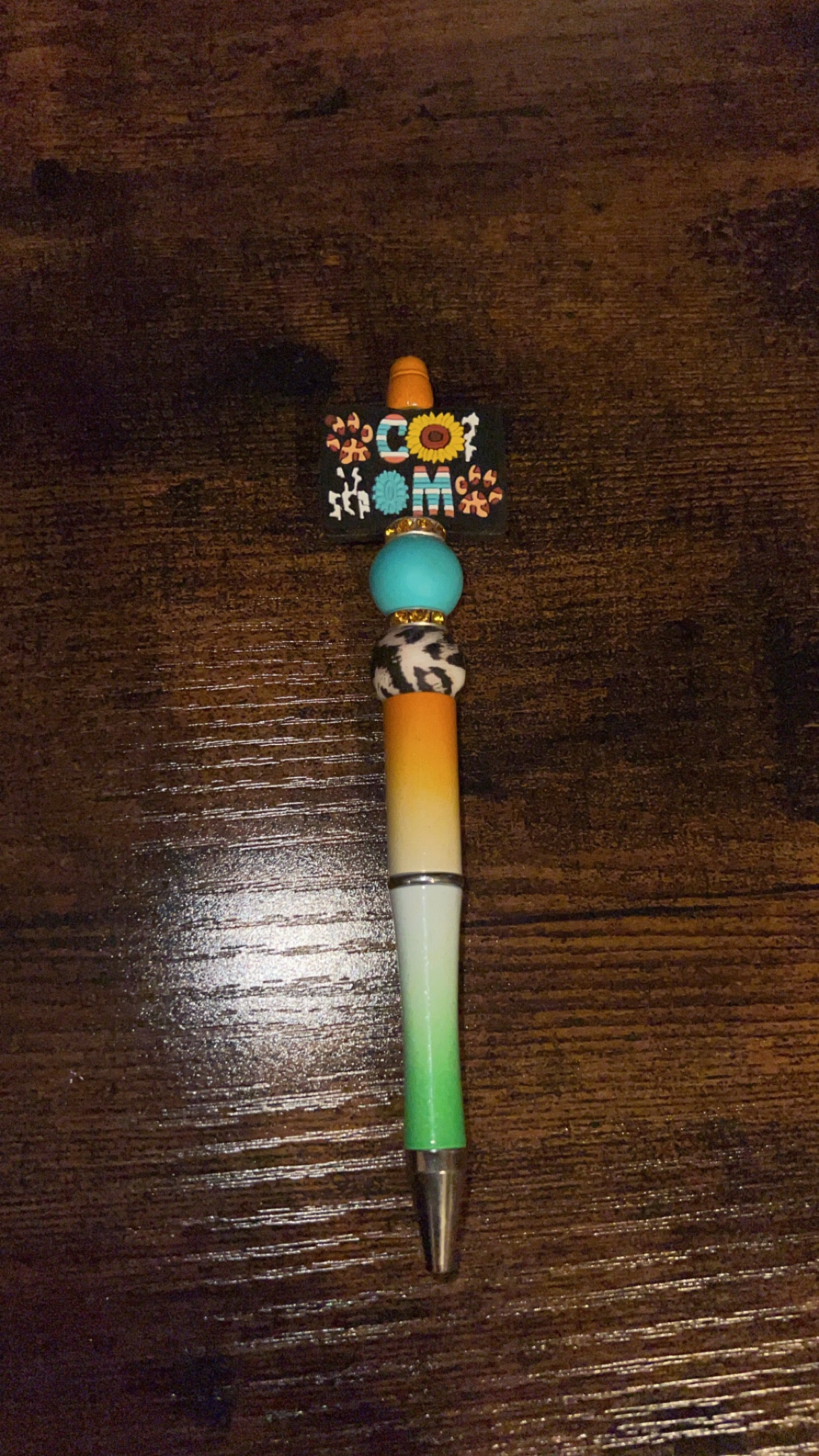 Cat Mom - Beaded Pen