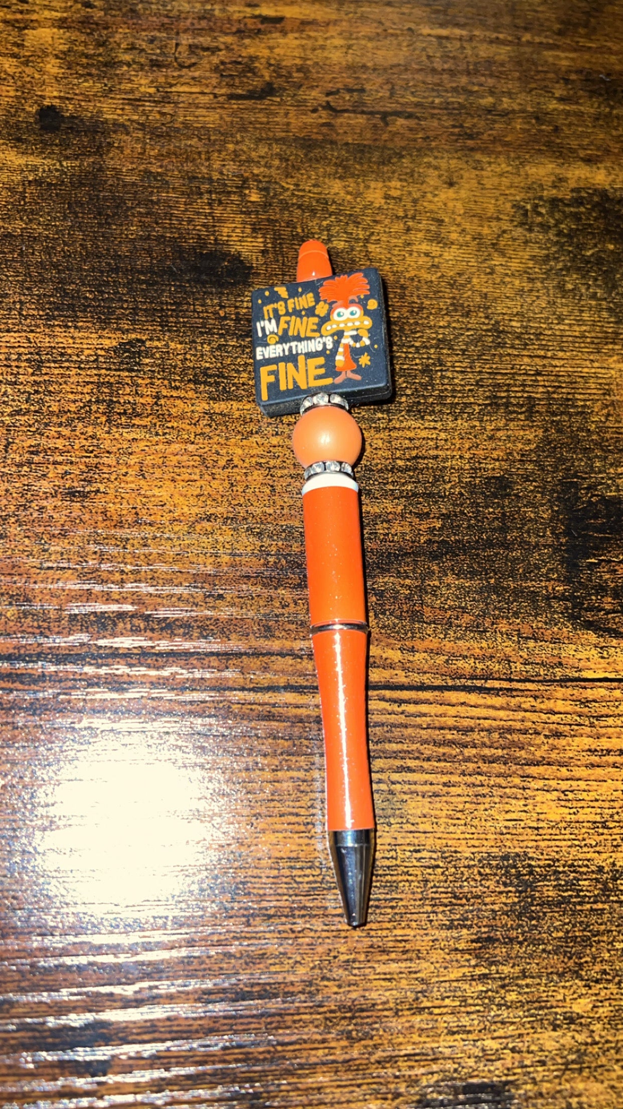 Everything’s Fine - Beaded Pen