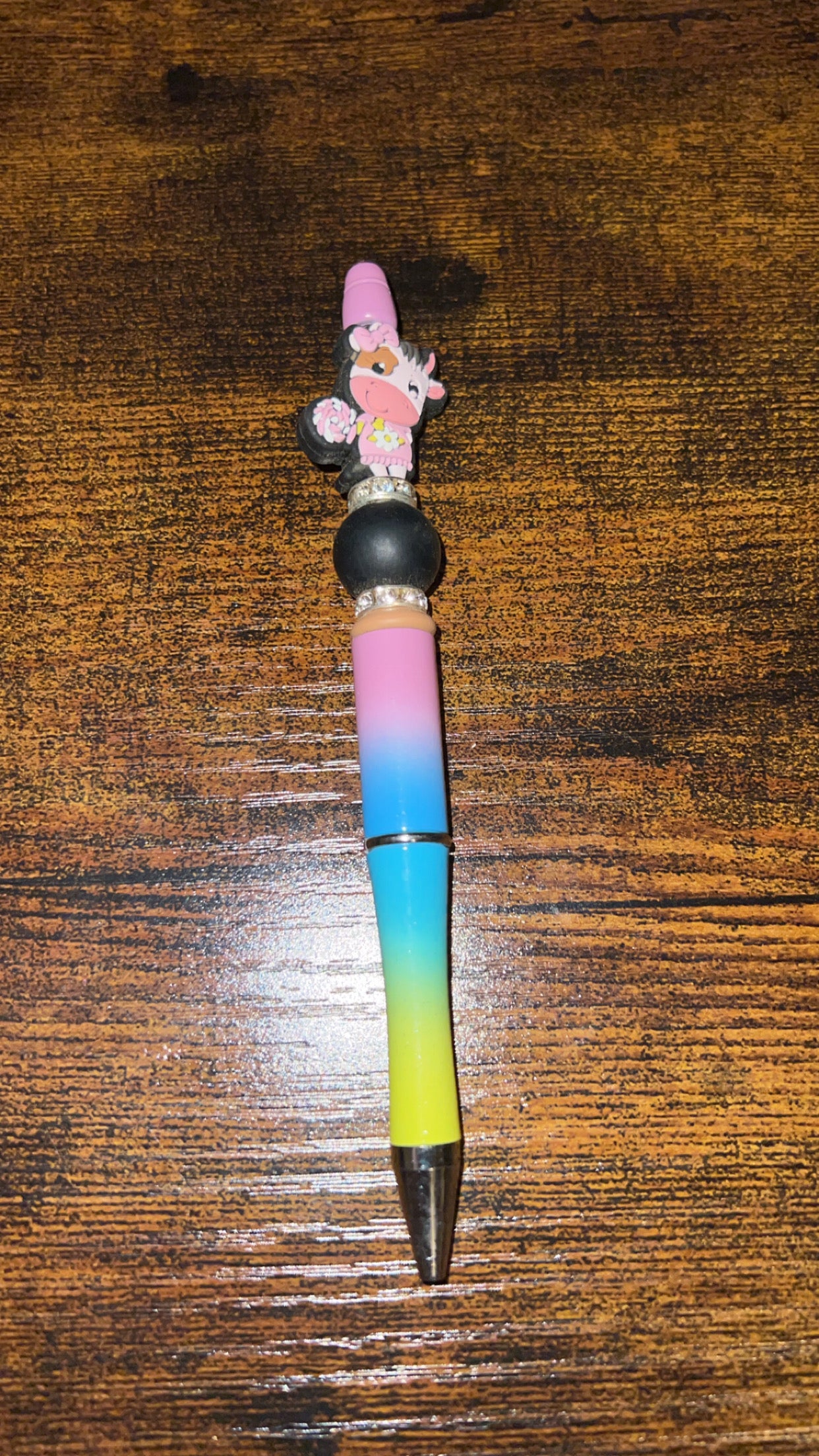Cheer Cow - Beaded Pen