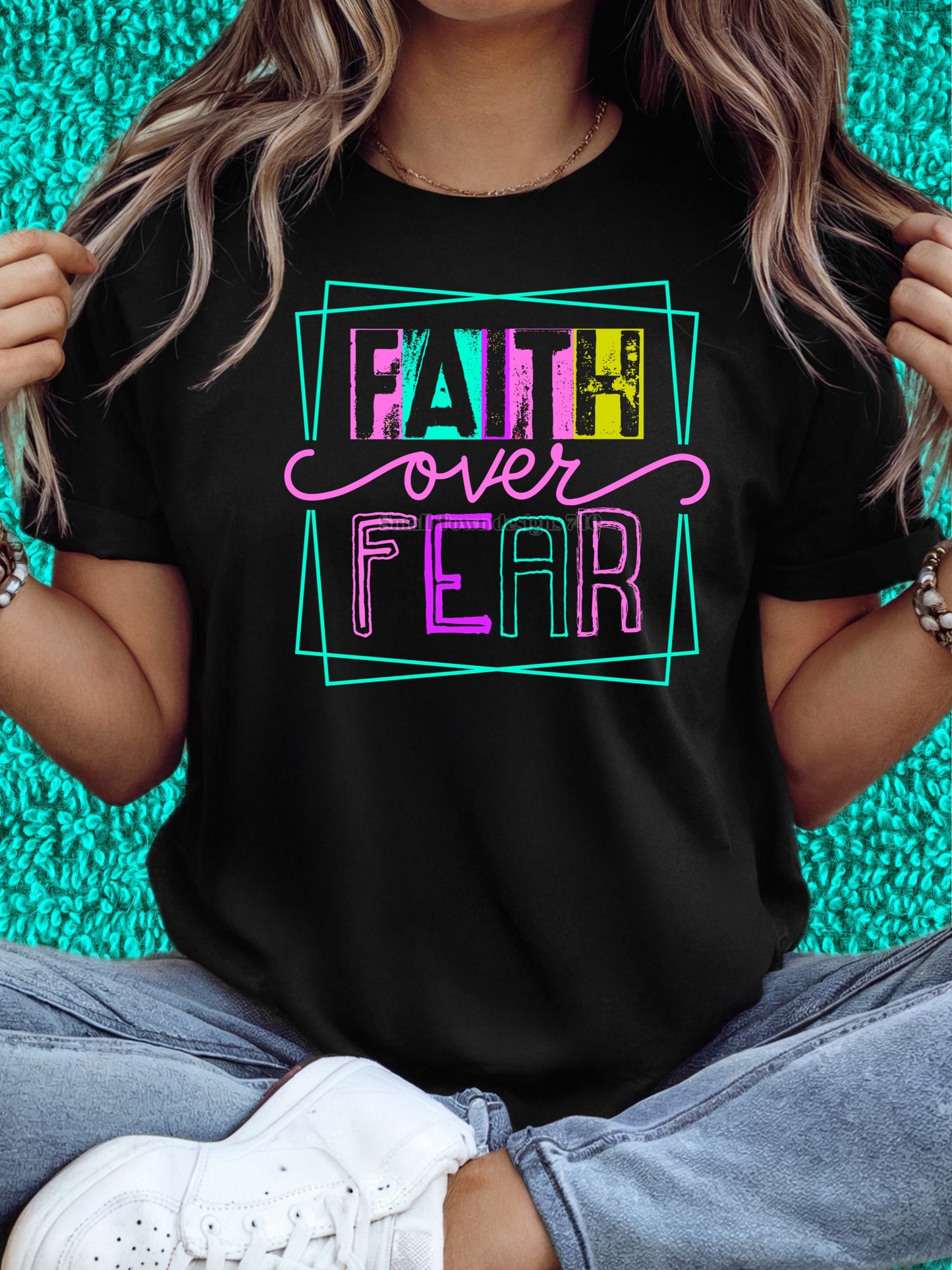 Faith Over Fear - DTF Print