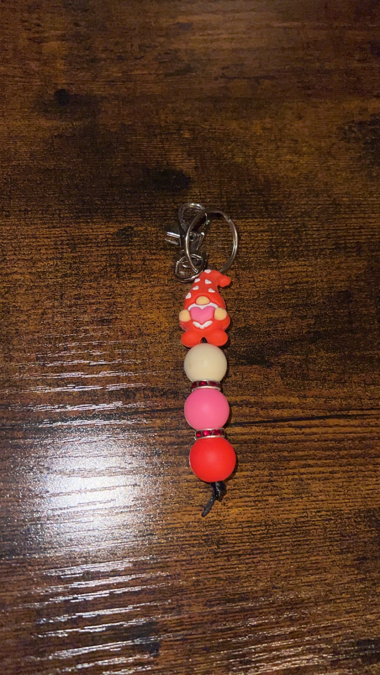 Red Gnome - Mini Keychain