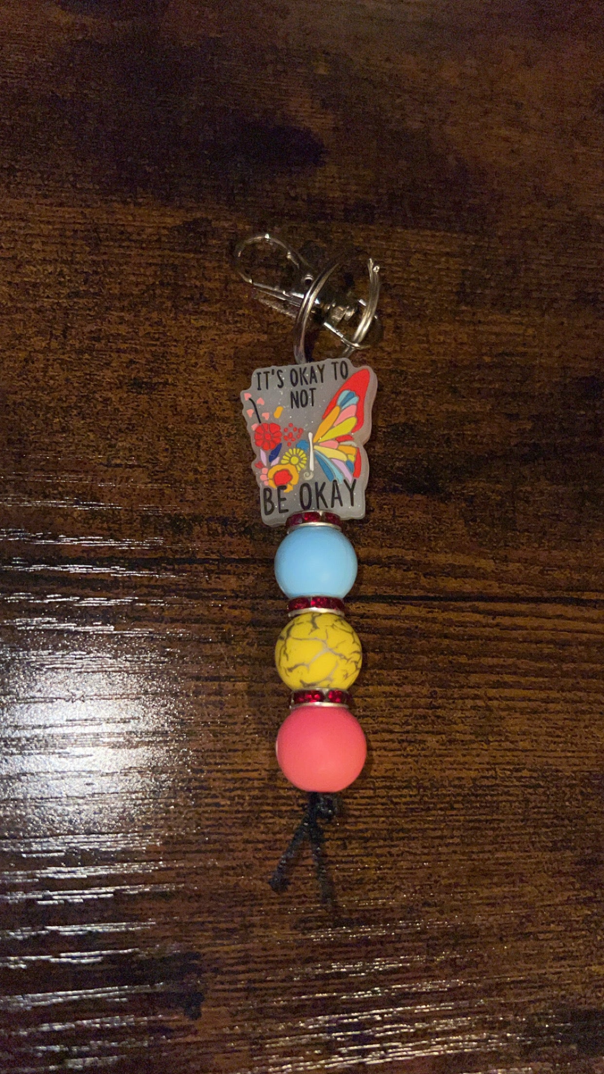 Not Be Okay - Mini Keychain