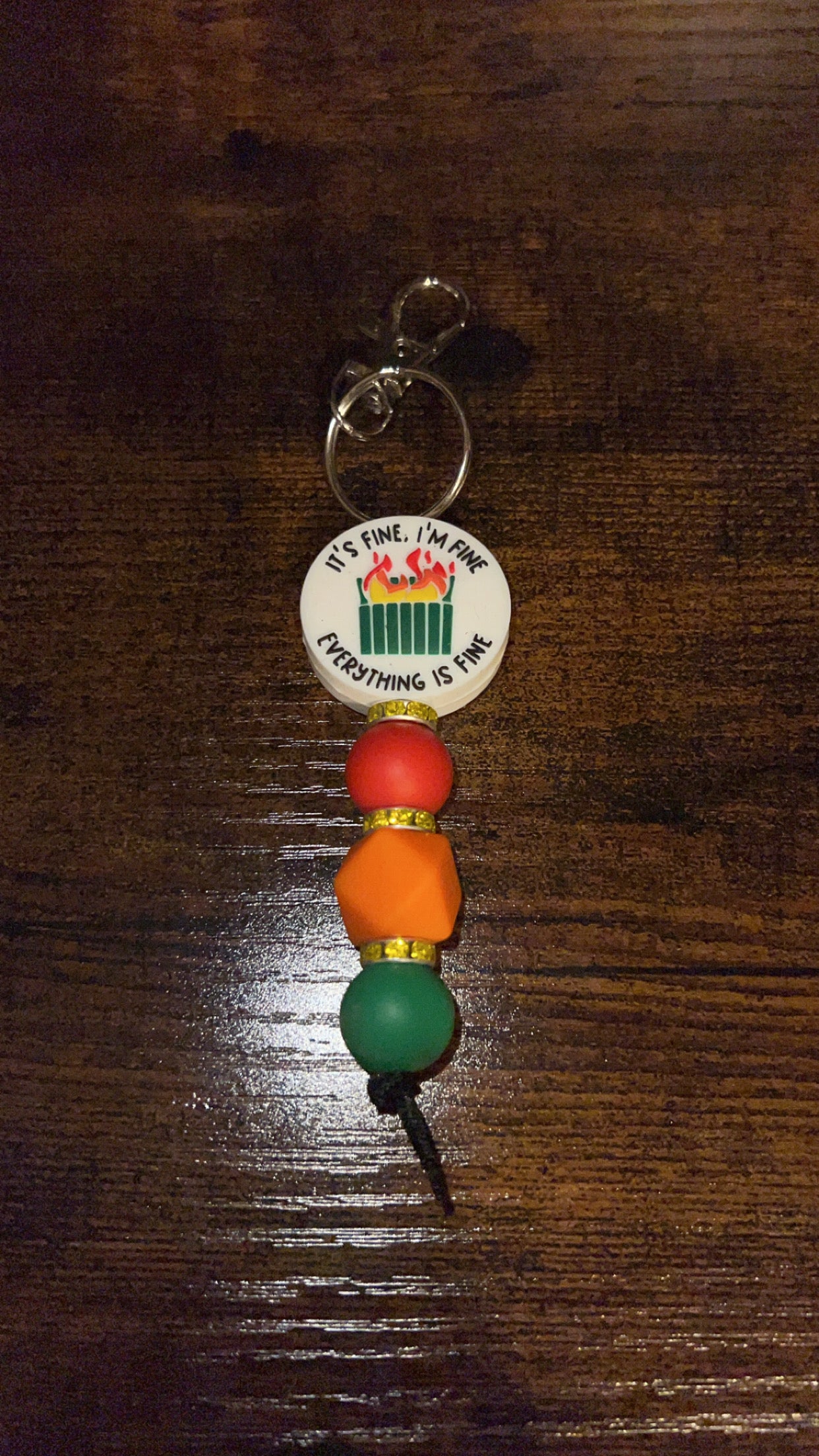 Everything's Fine - Mini Keychain