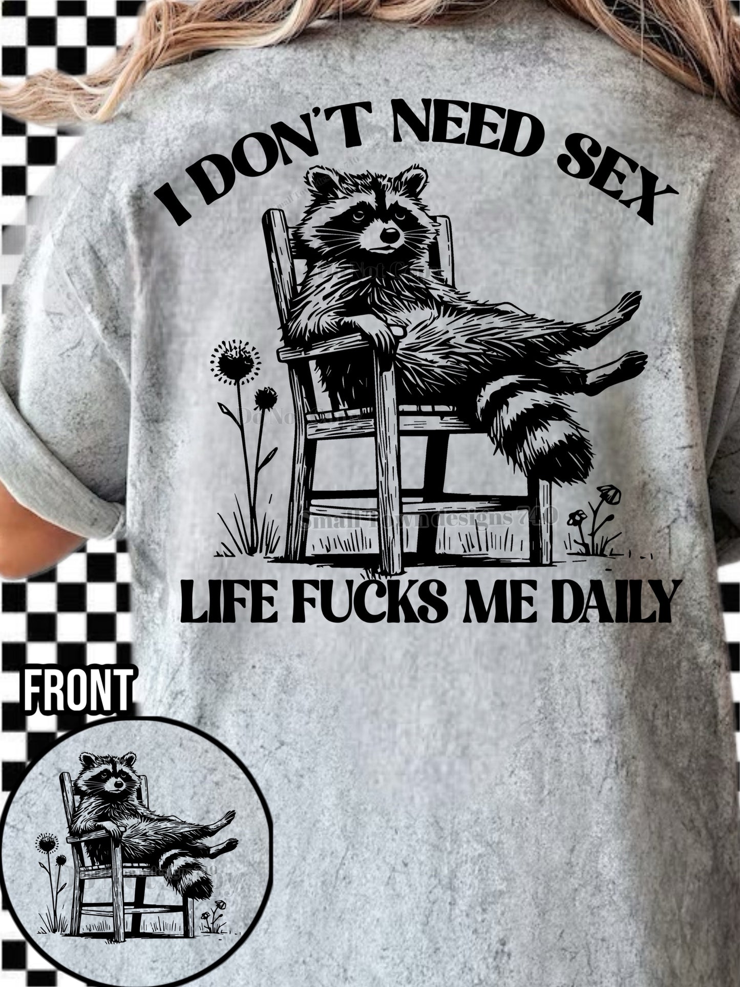 Spicy Raccoon - DTF Print
