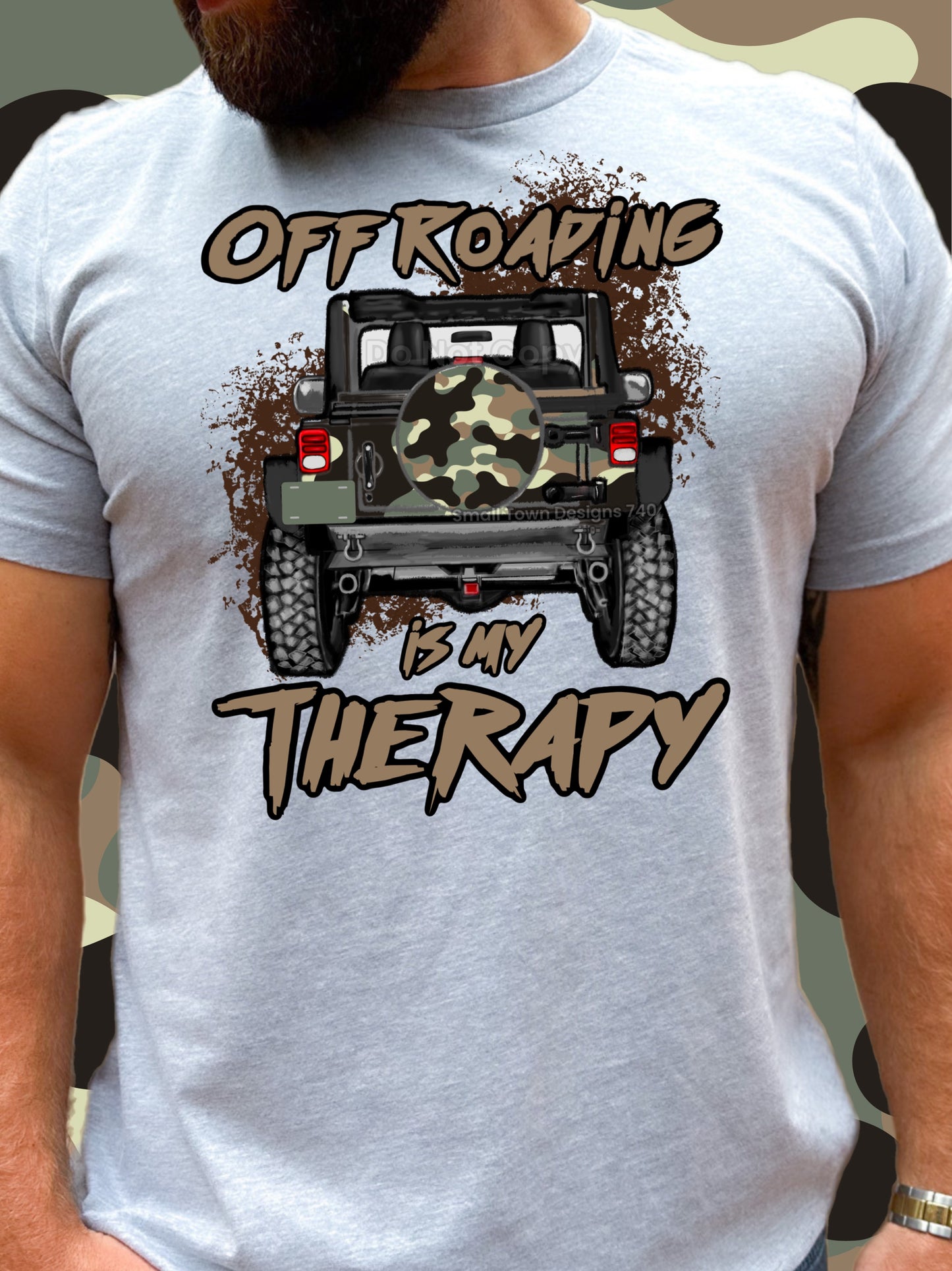 Off Roading Camo - DTF Print