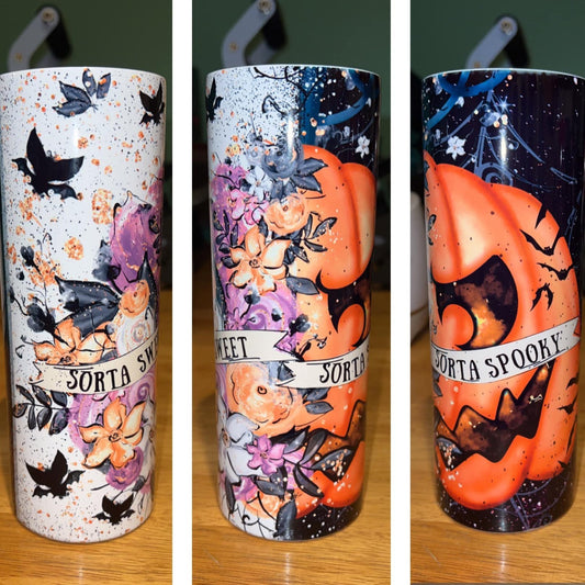 Sorta Sweet Sorta Spooky - 20 oz Tumbler