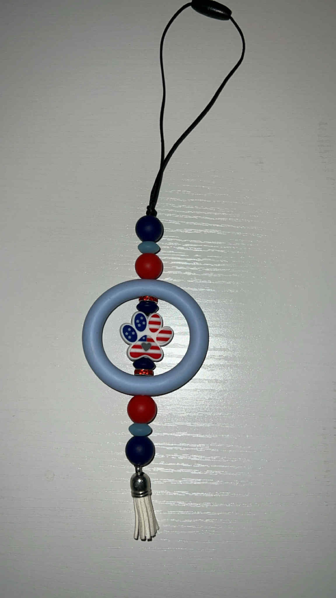 Flag Paw - Car Charm