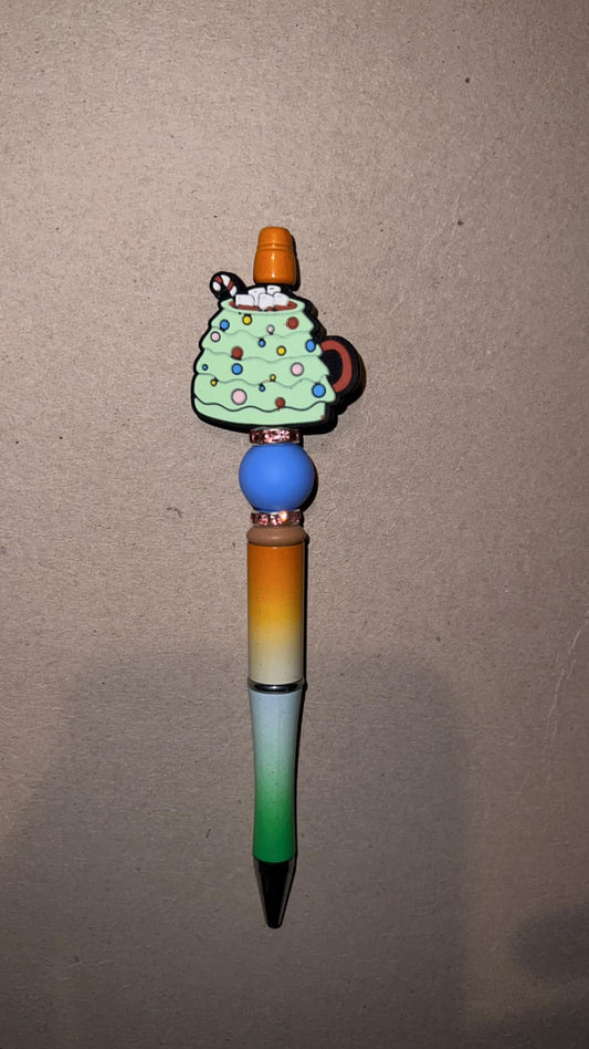 Hot Coco - Beaded Pen