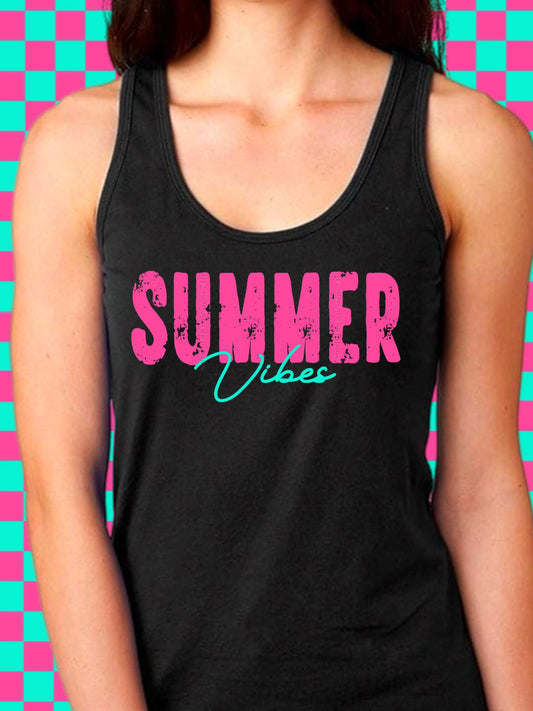Summer Vibes Pink - DTF Print