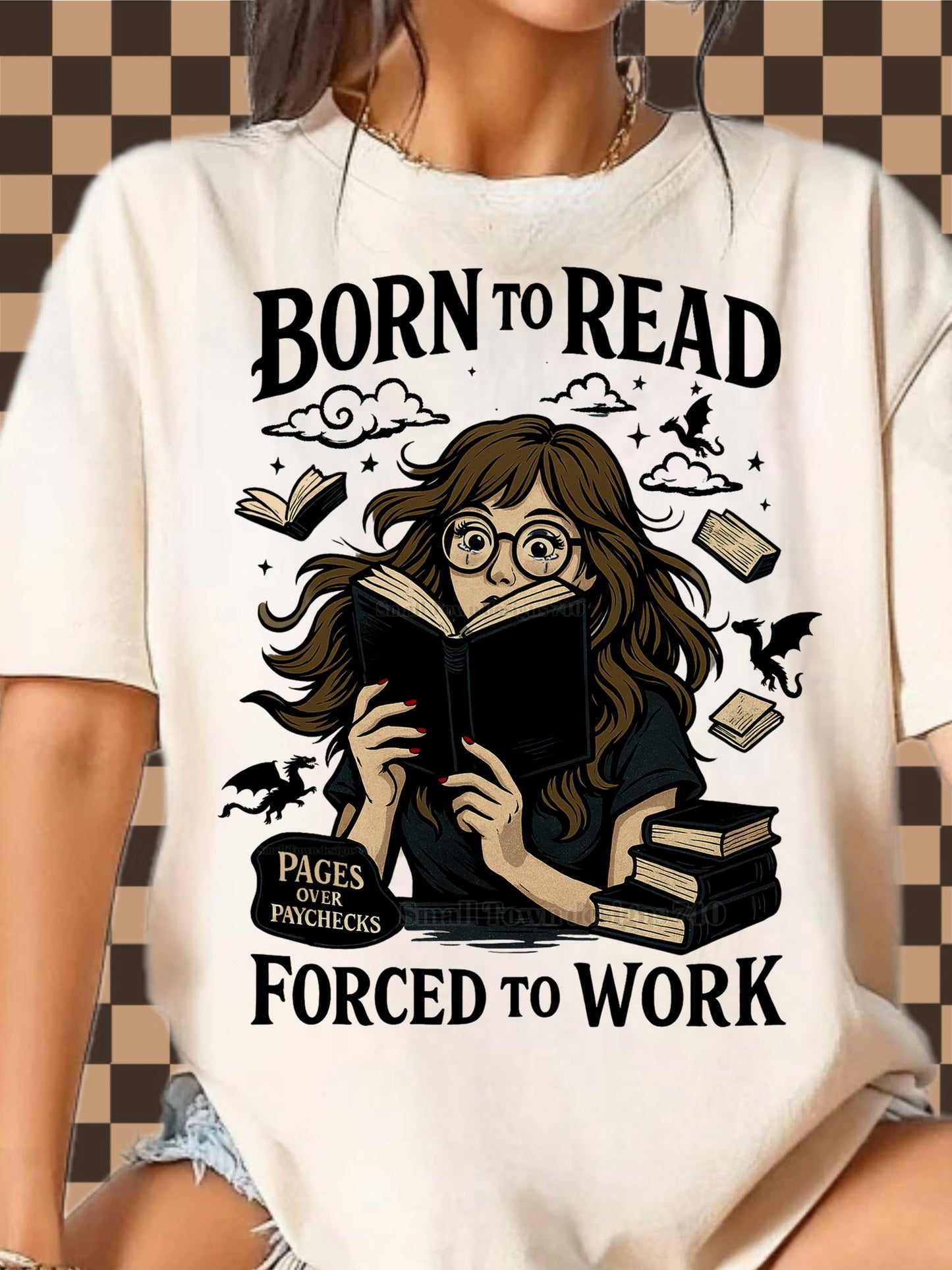 Born To Read - DTF Print