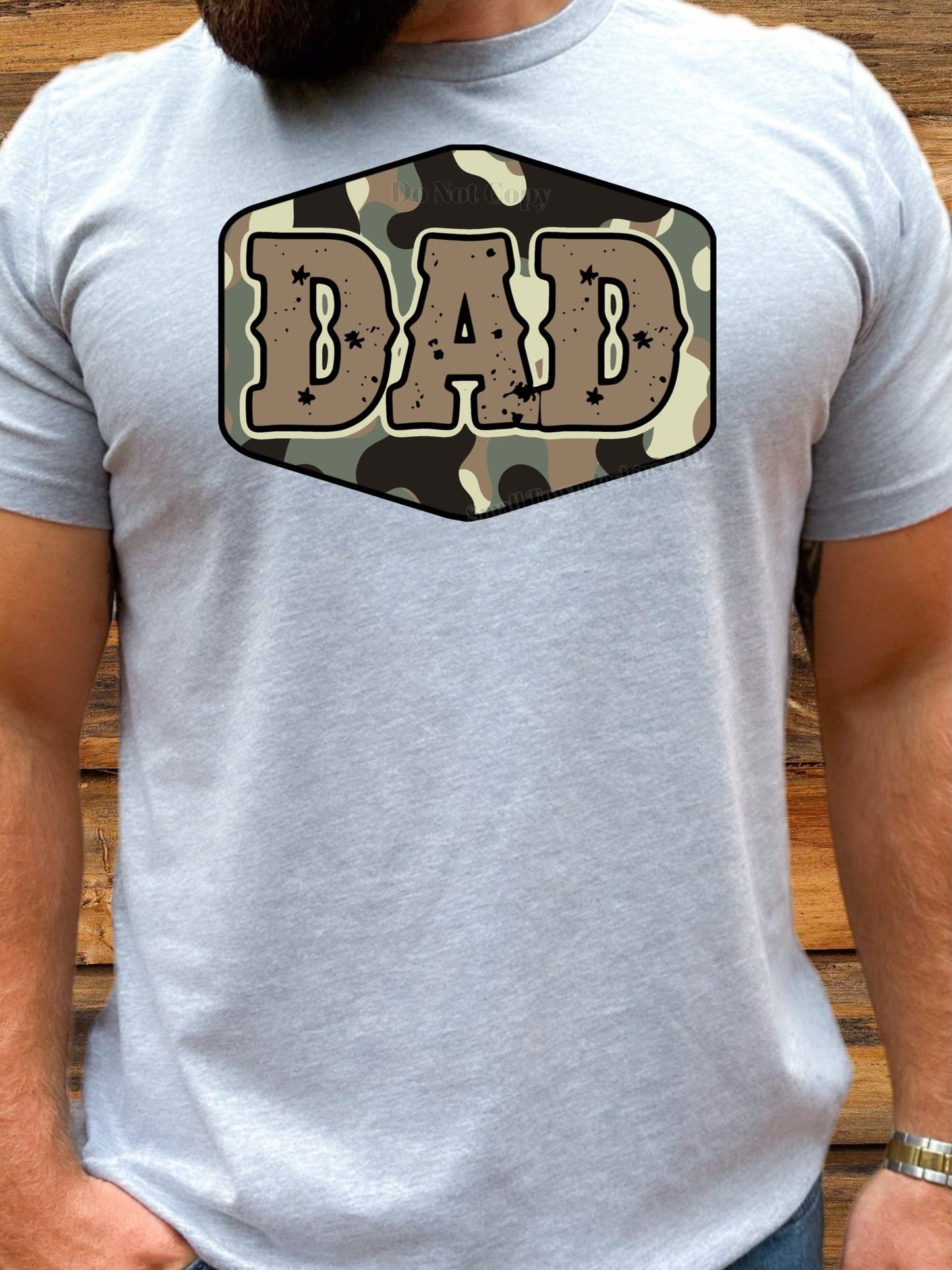 Dad Camo - DTF Print