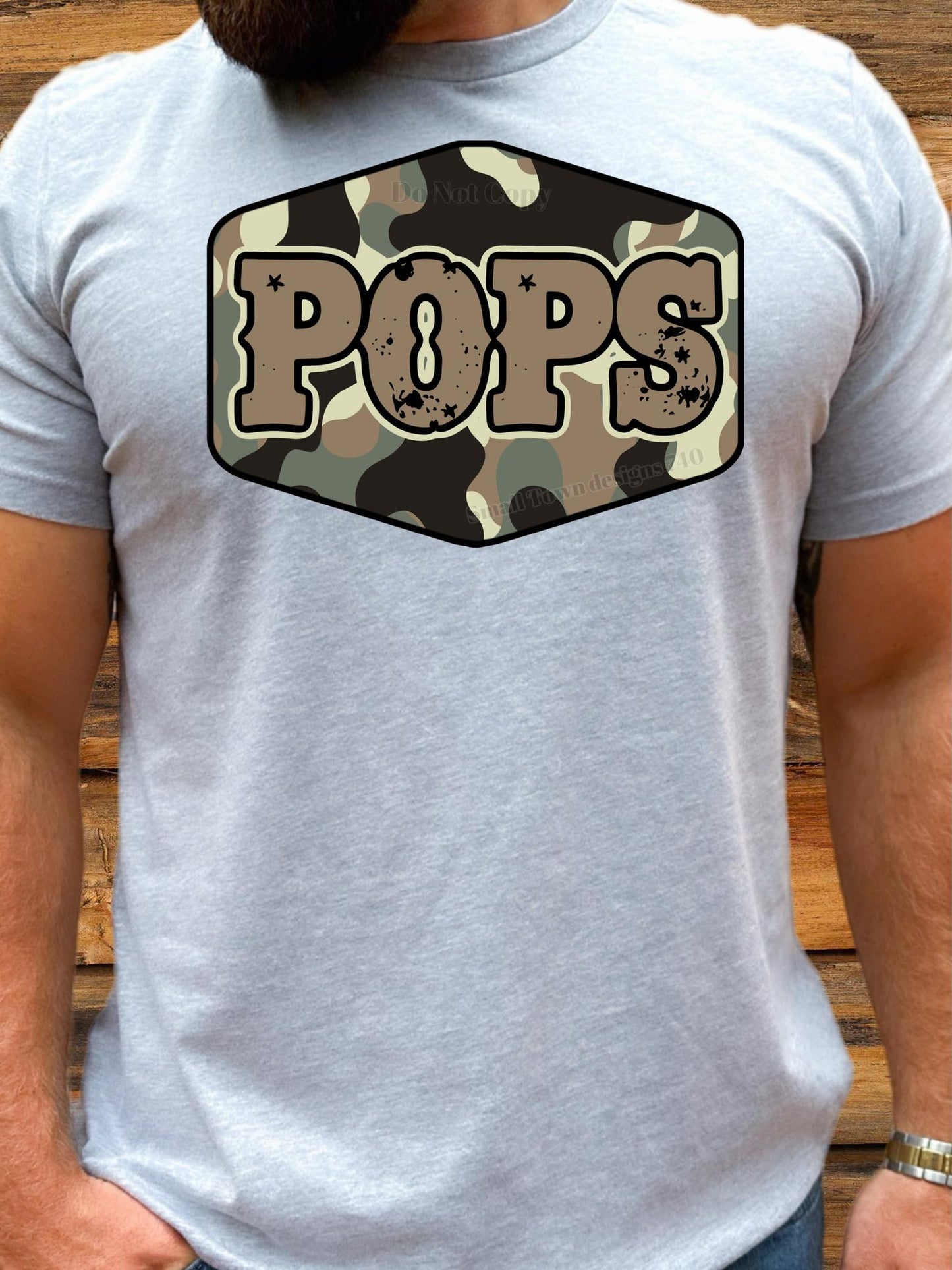 Pops Camo - DTF Print