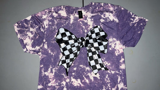 Checkered Bow - Medium