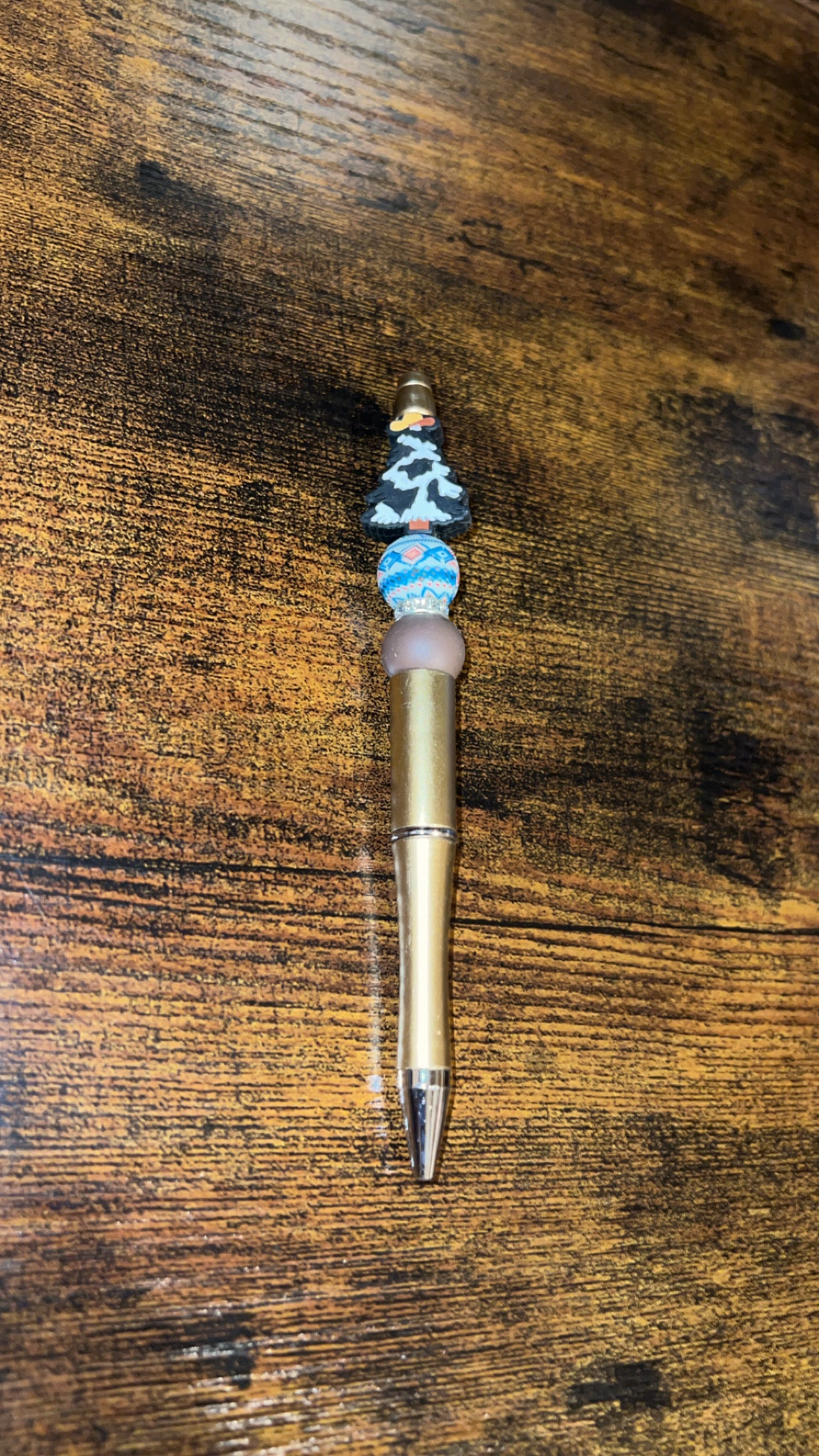 Cow Tree - Beaded Pen