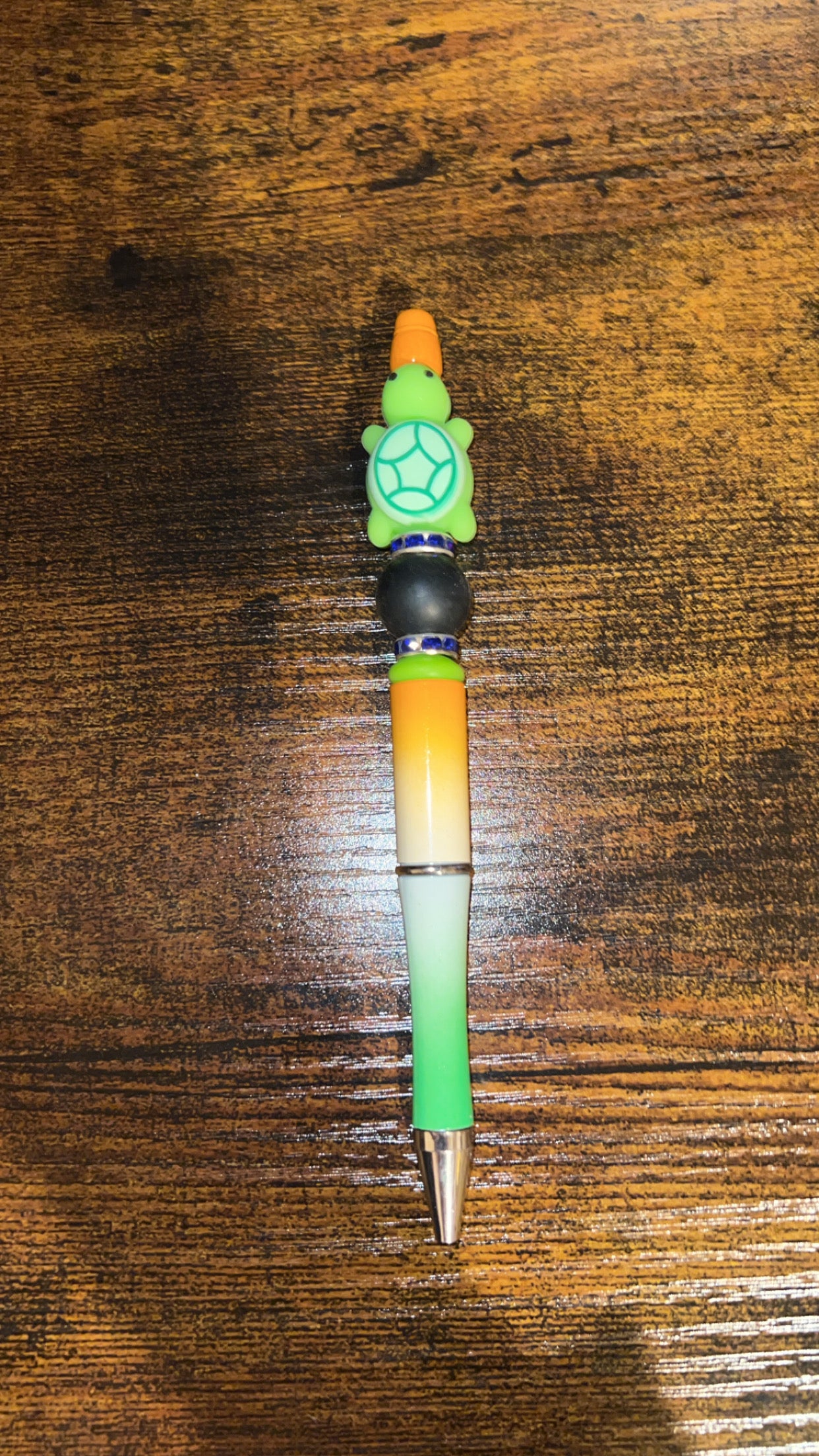 Turtle - Beaded Pen