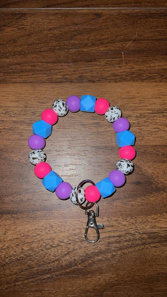 Jade - Beaded Keyring Wristlet