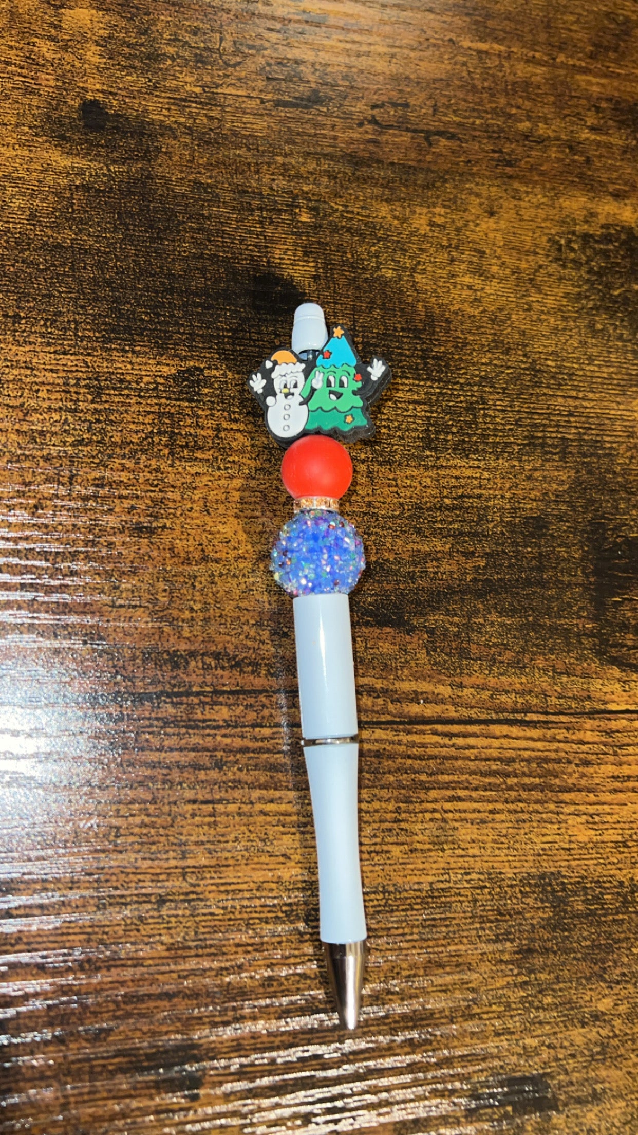 Christmas Buddies - Beaded Pen