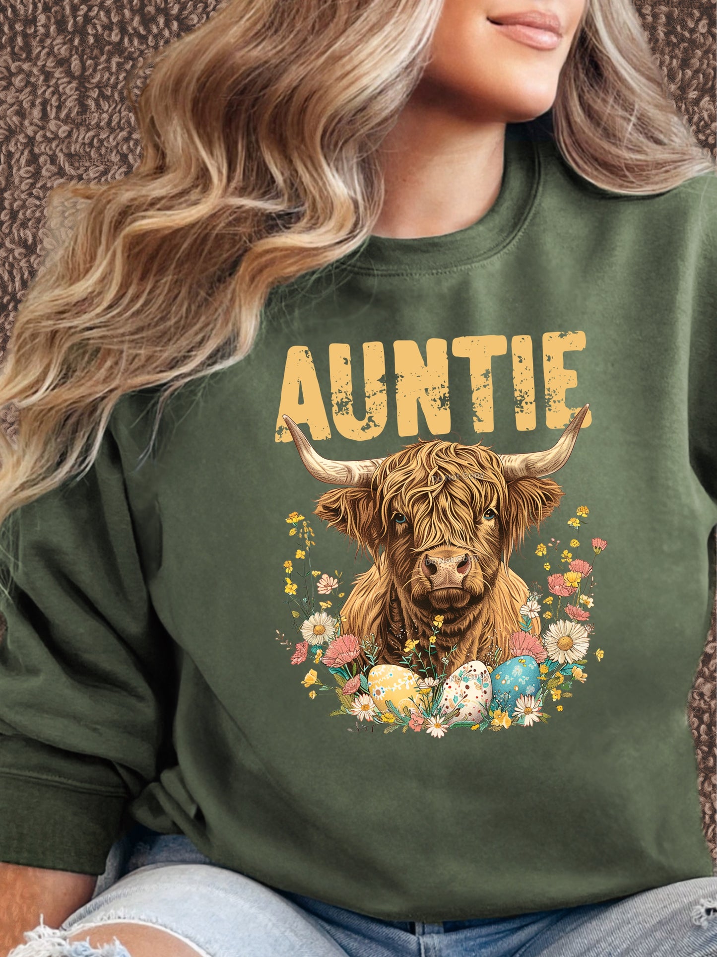 Auntie Cow - DTF Print