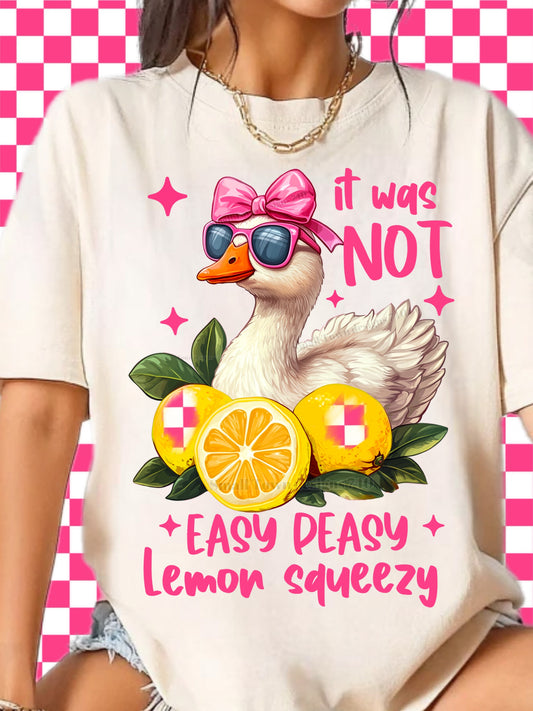 Easy Peasy Goose - DTF Print