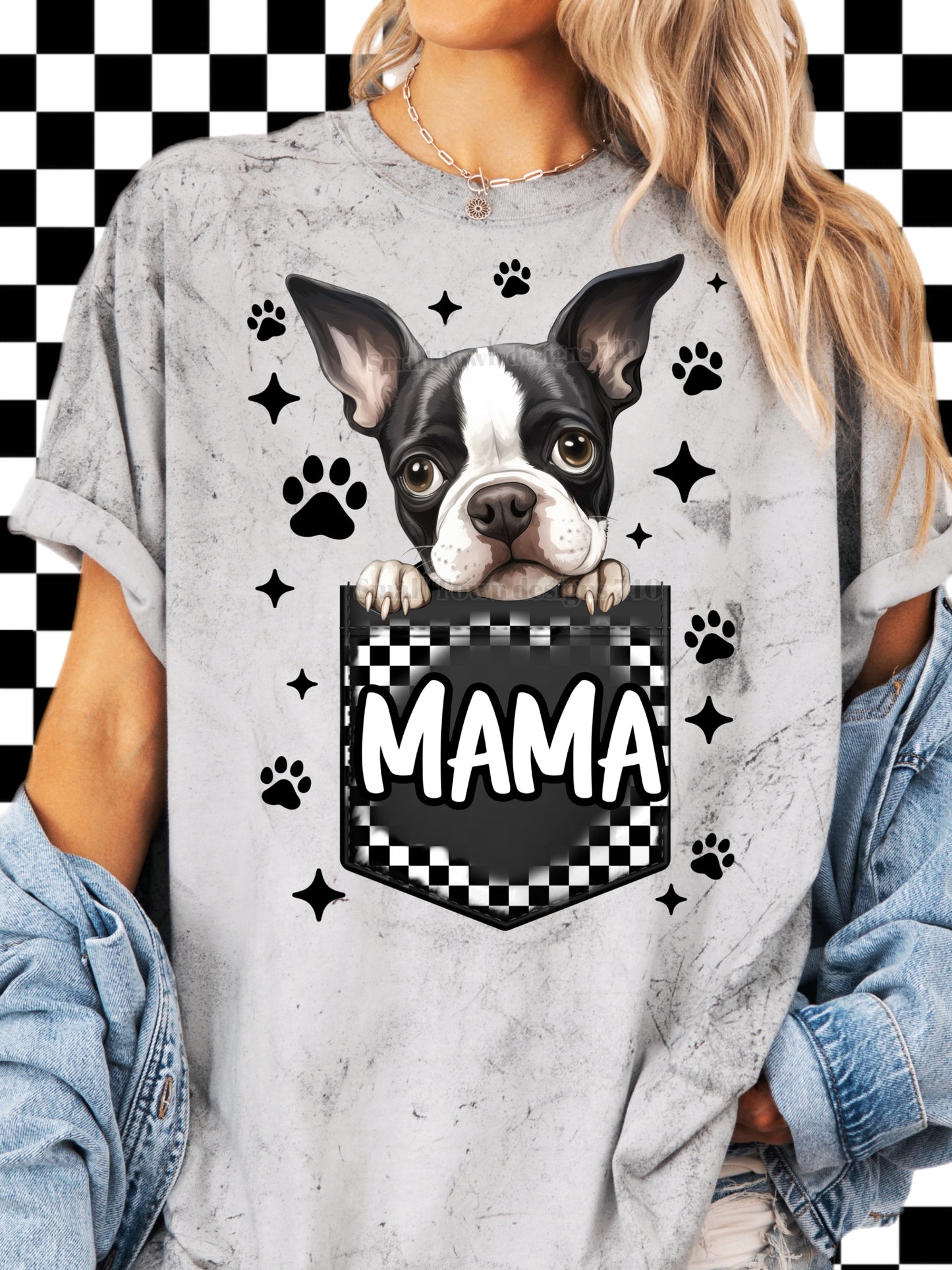 Frenchie Pocket - DTF Print
