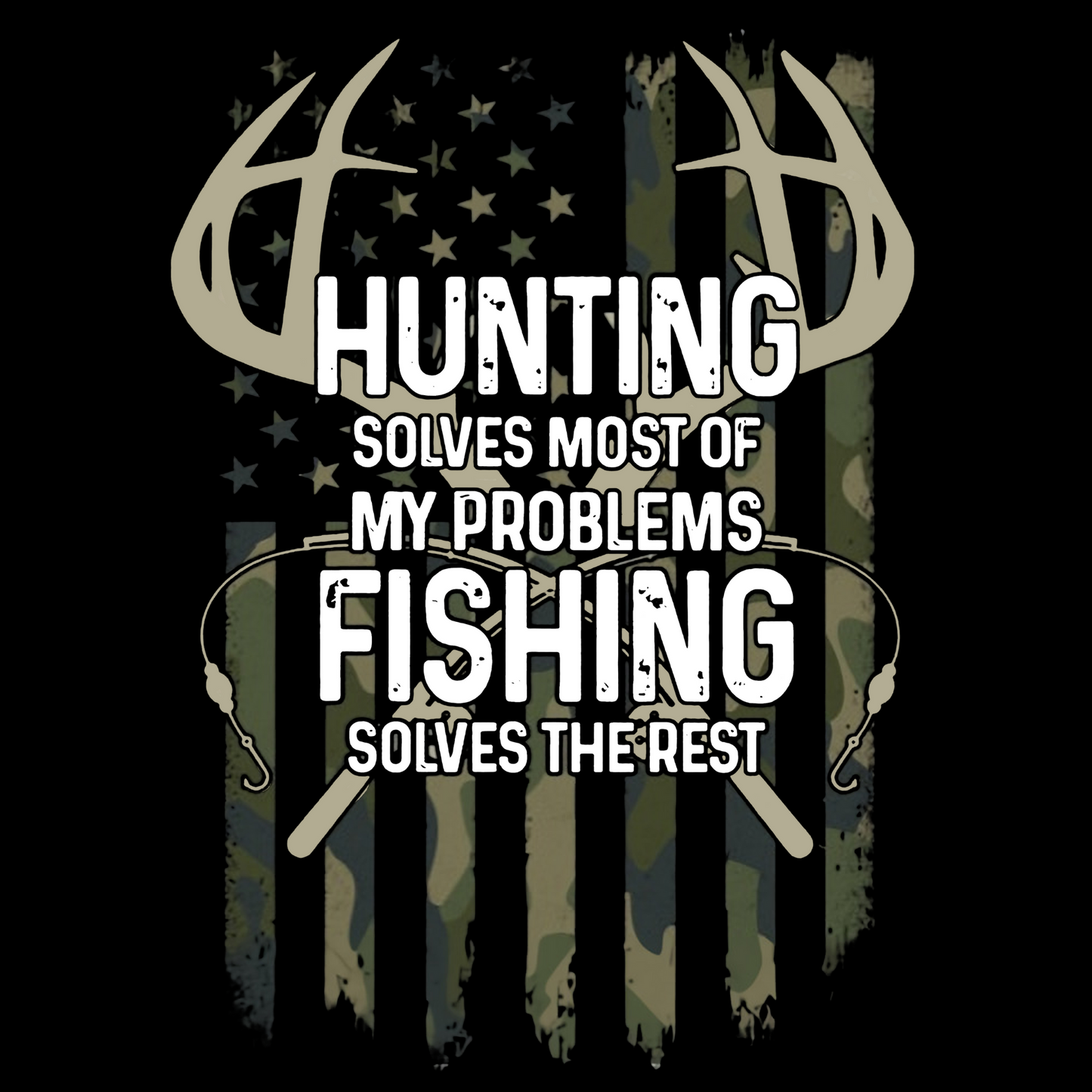 Hunting Fishing - DTF Print