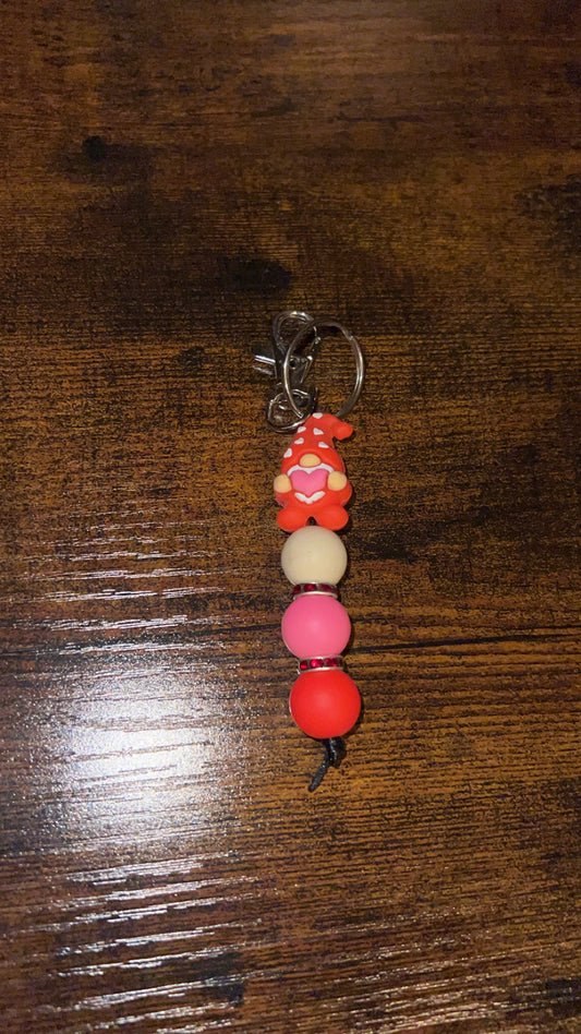Red Gnome - Mini Keychain