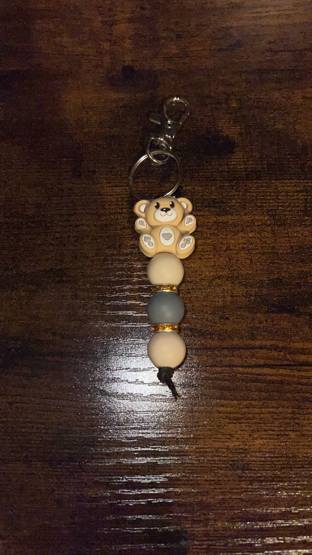 Tan Bear - Mini Keychain