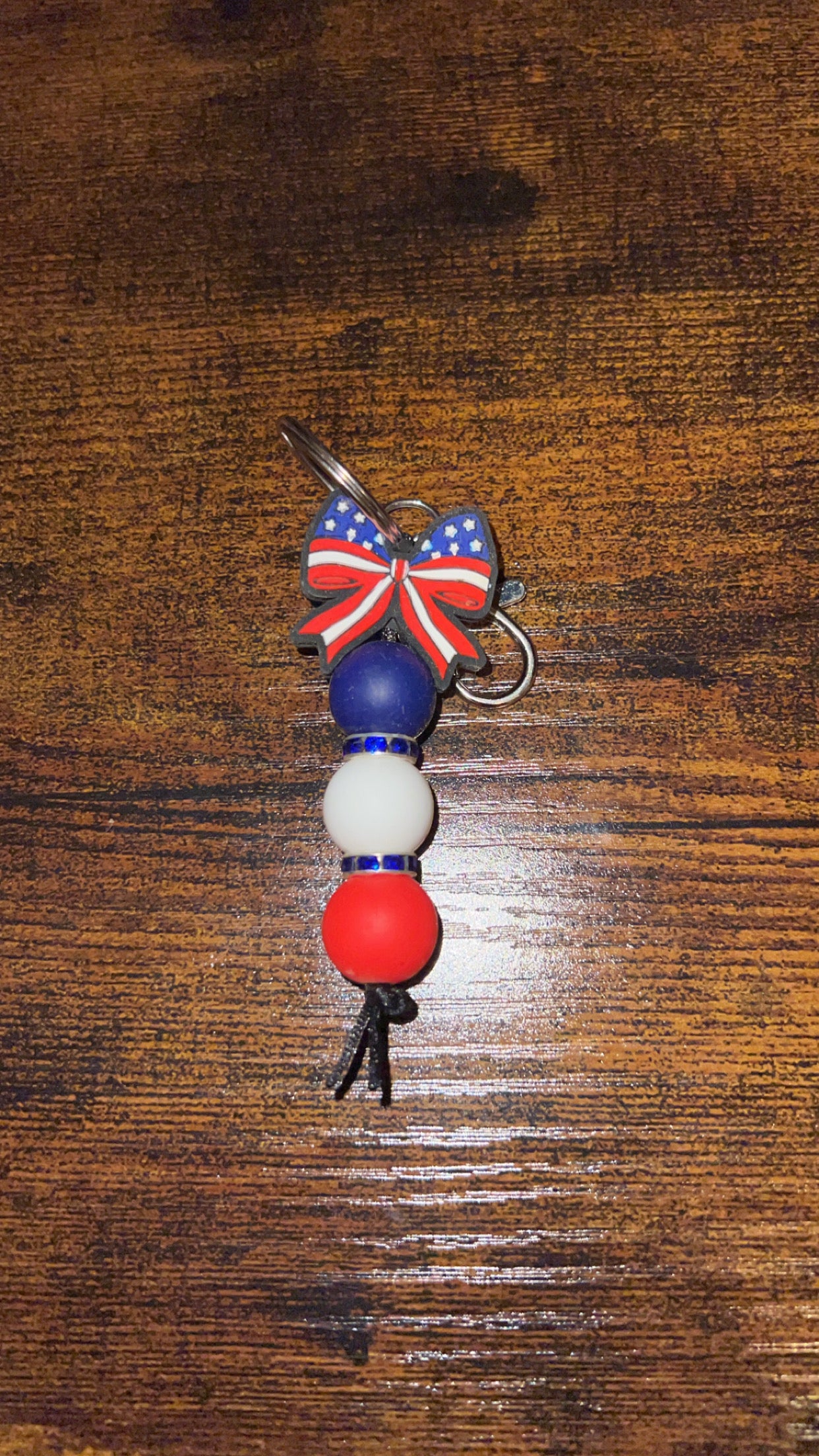 Flag Bow - Mini Keychain