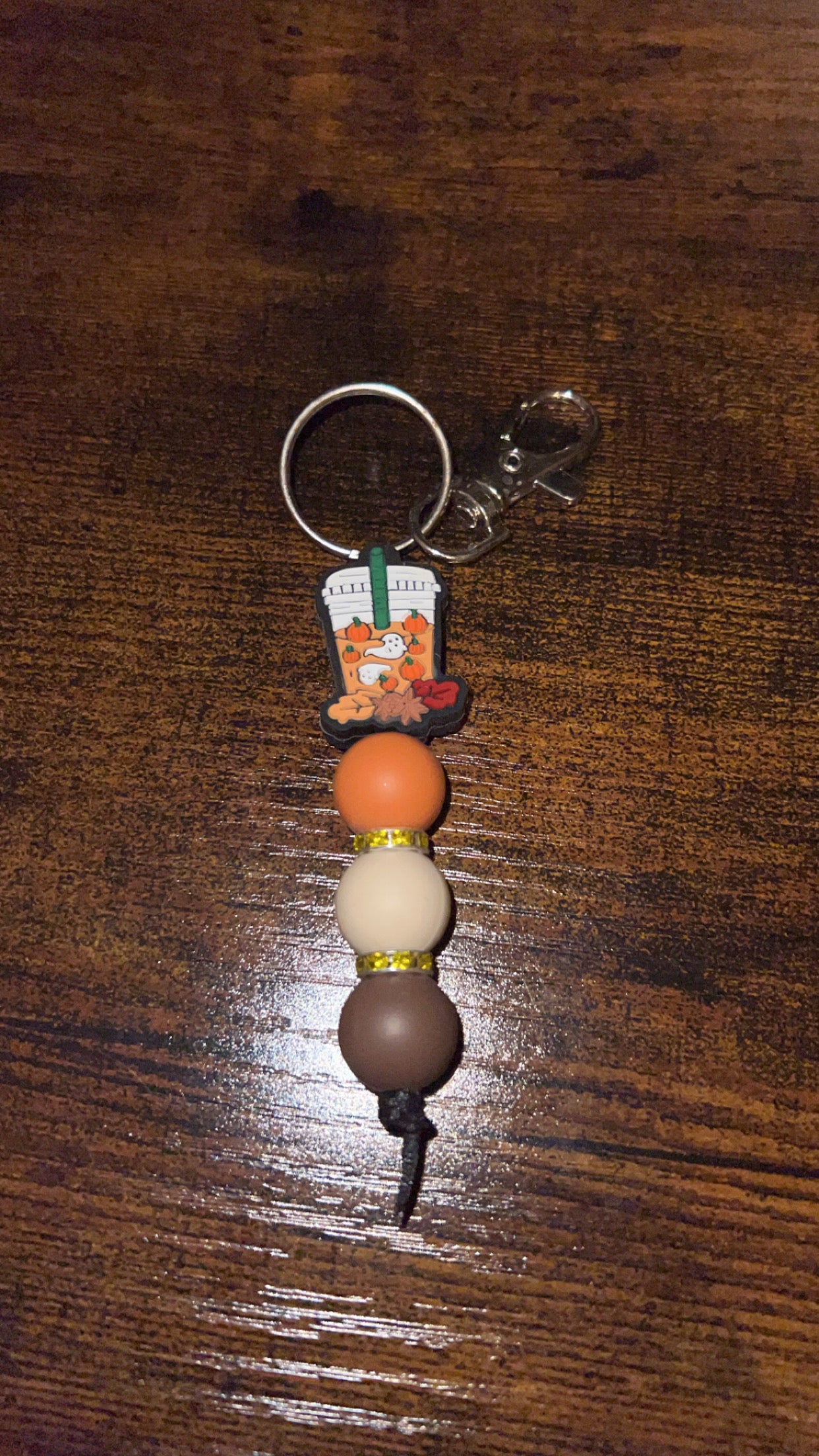 Pumpkin Latte - Mini Keychain
