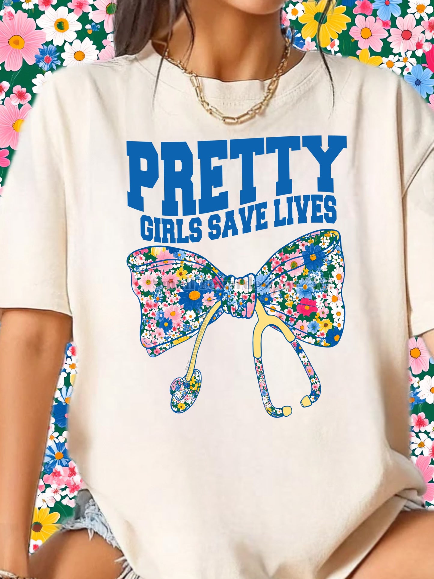 Pretty Girls Save Lives- DTF Print