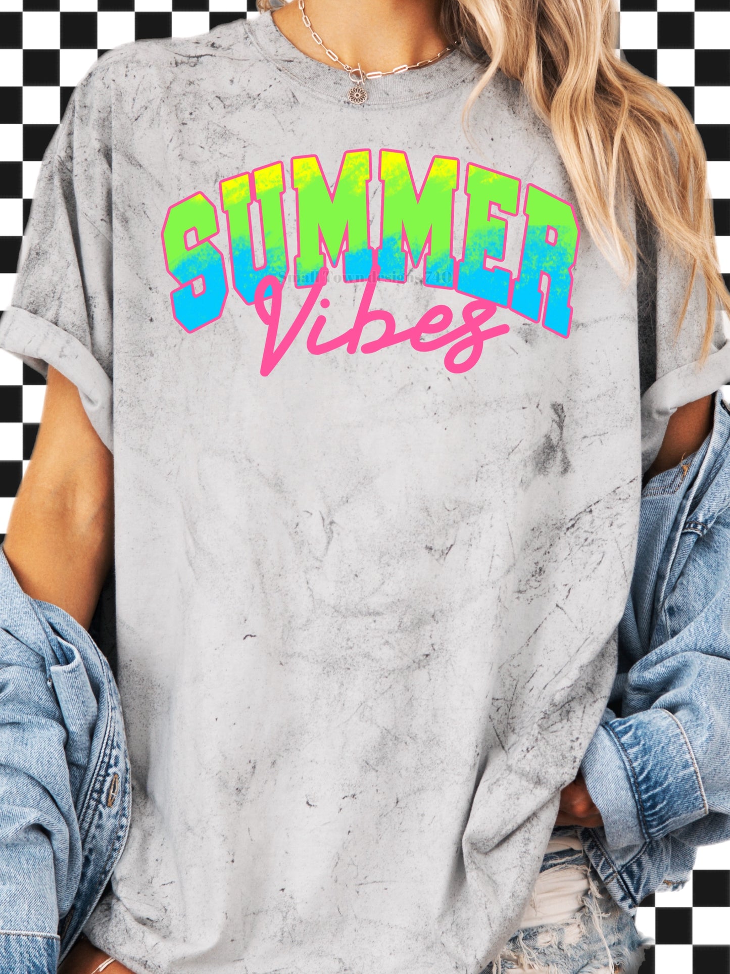 Summer Vibes Green - DTF Print