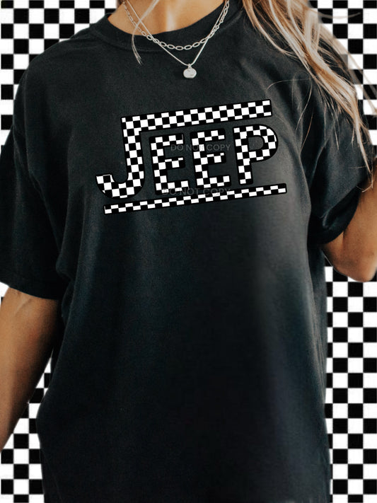 Jeep Checkered - DTF Print