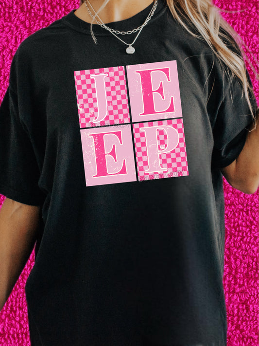 Jeep Pink - DTF Print