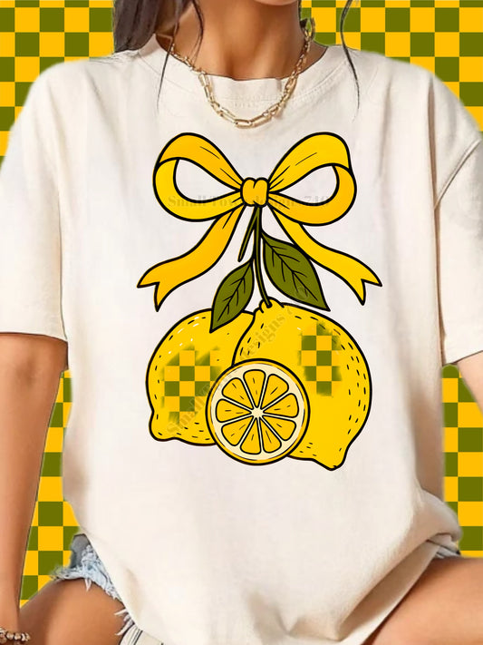 Lemon Bow - DTF Print
