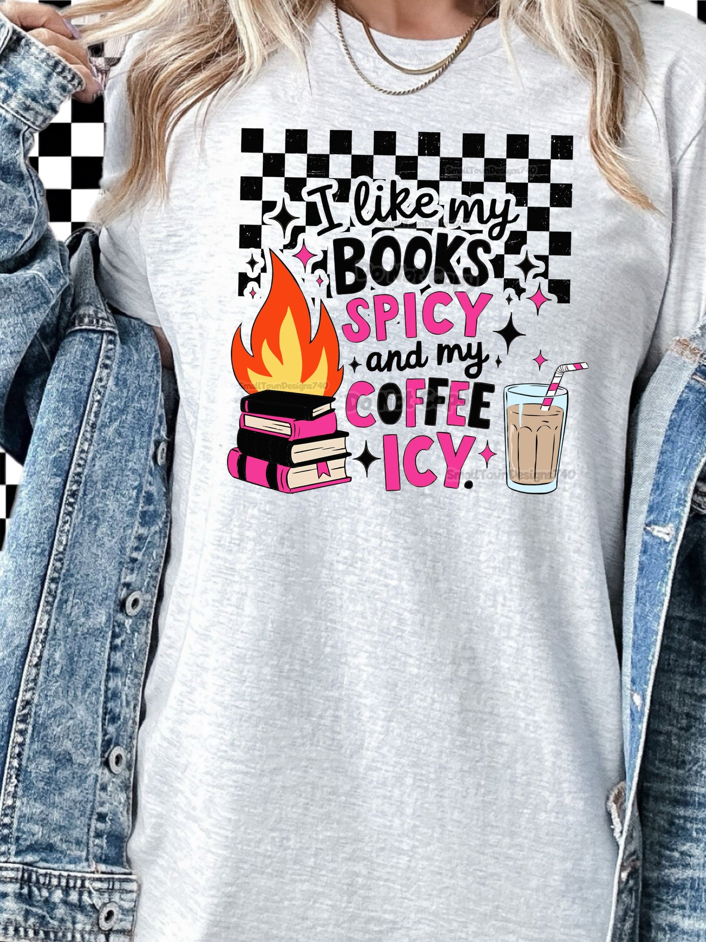 Pink Spicy Books - DTF Print