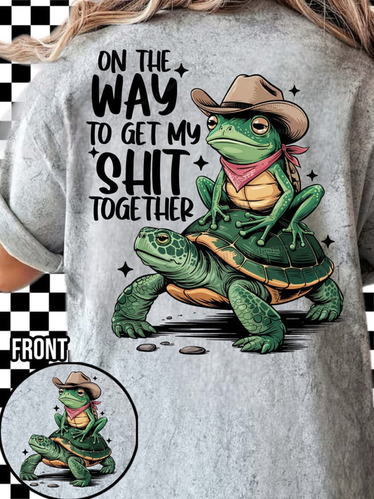 Shit Together Frog - DTF Print