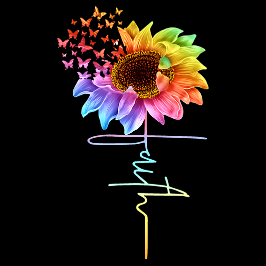 Sunflower Faith - DTF Print
