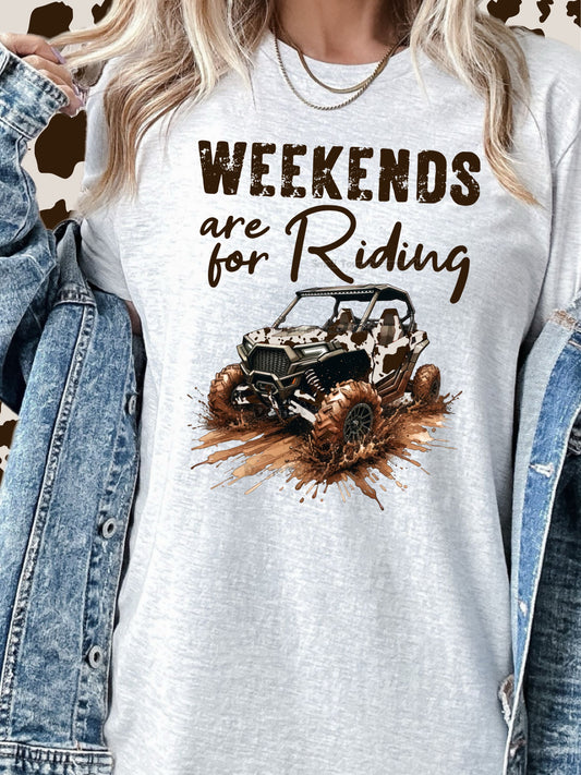 Weekends Are For Riding - DTF Print