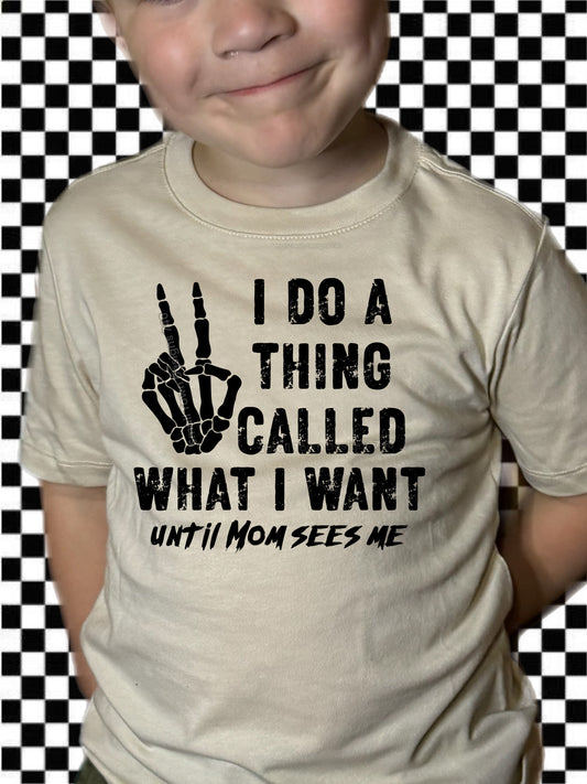 What I Want - Youth DTF Print