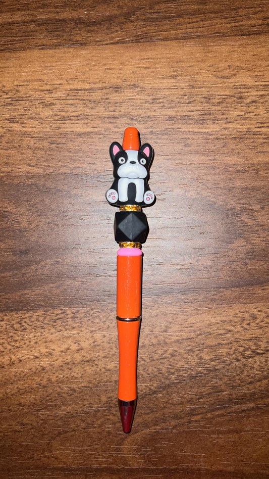 French Bulldog - Beaded Pen