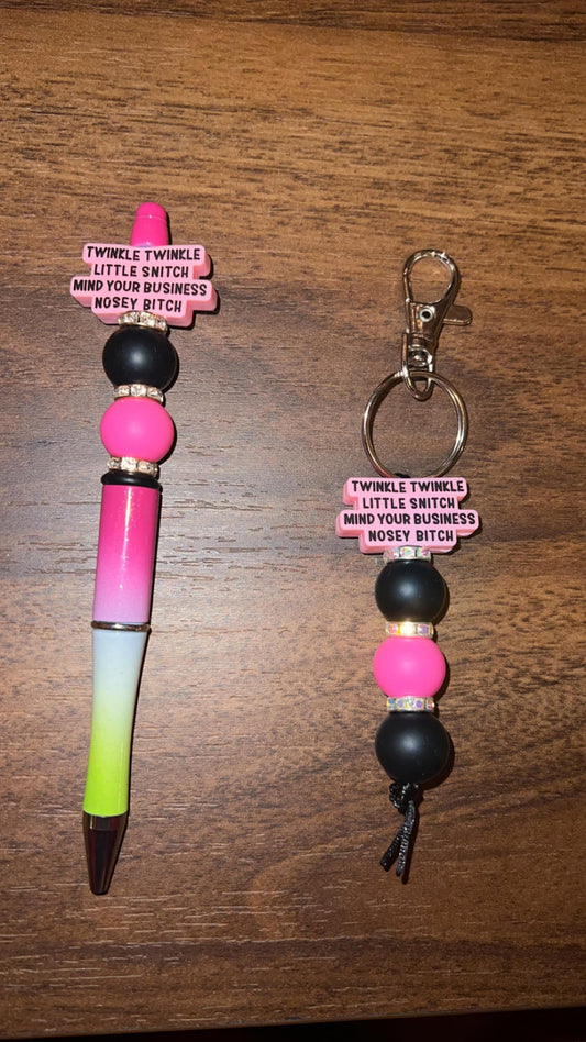 Twinkle Twinkle - Pen & Keychain Bundle